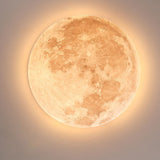 Nordic Wood Round LED Flush Mount Light