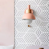 Nordic Wood and Metal Globe Wall Sconce