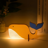 Nordic Wooden Animal LED Accent Table Lamp