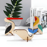 Nordic Wooden Animal LED Accent Table Lamp