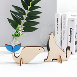 Nordic Wooden Animal LED Accent Table Lamp