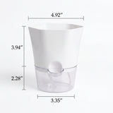 Plastic Self Watering Flower Pot with Wick
