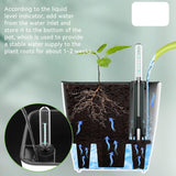 Plastic Self Watering Plant Pot with Gauge