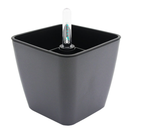 Plastic Self Watering Plant Pot with Gauge