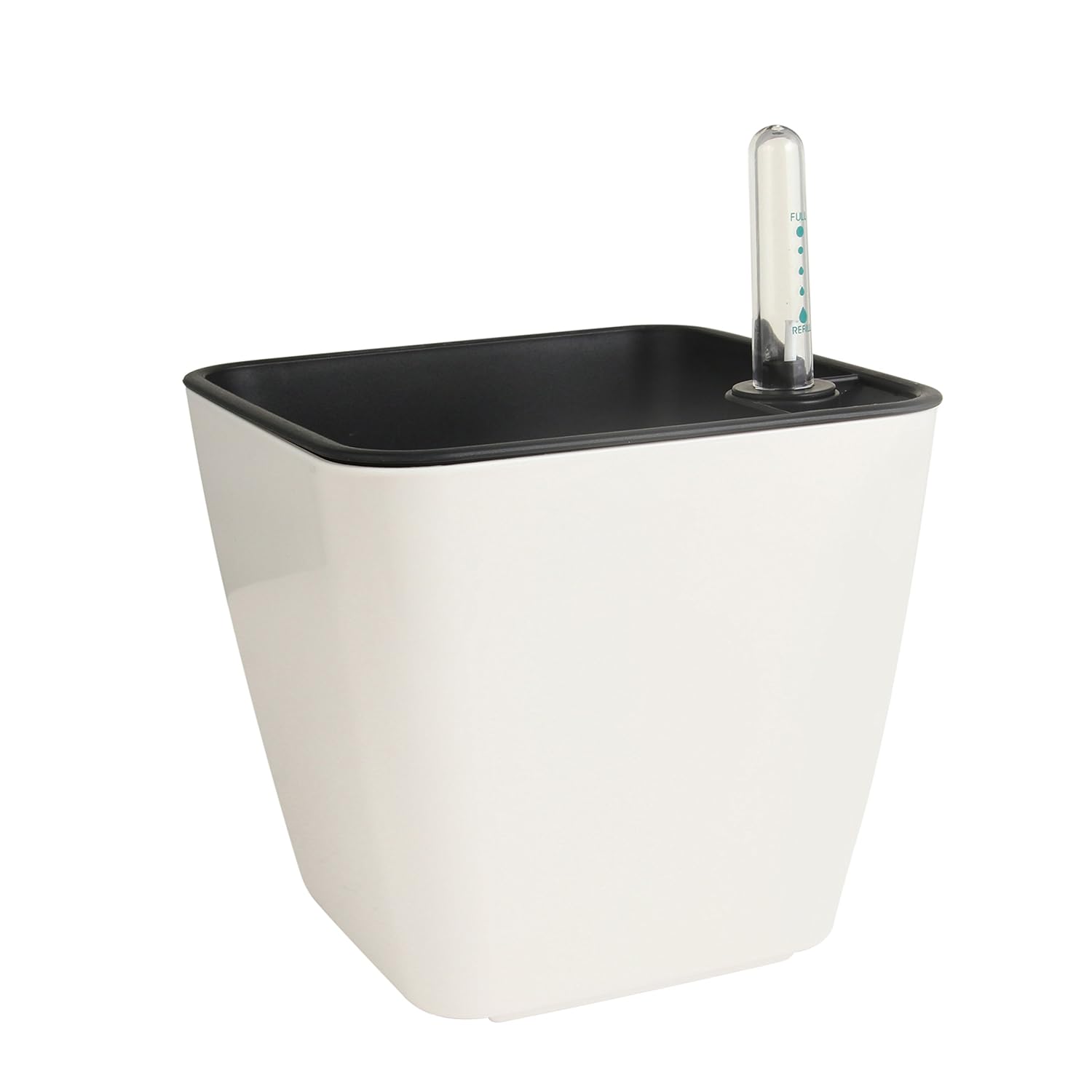 Plastic Self Watering Plant Pot with Gauge