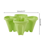 Plastic Stackable Flower Pot Vertical Tower