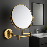 ReflectLux | Double-Sided Magnifying Wall Mirror | Bathroom Vanity Essential