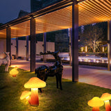 Resin Solar Mushroom Light with LED Glow