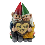 Resin Surfing Garden Gnome Figurine Decor