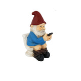 Resin Surfing Garden Gnome Figurine Decor