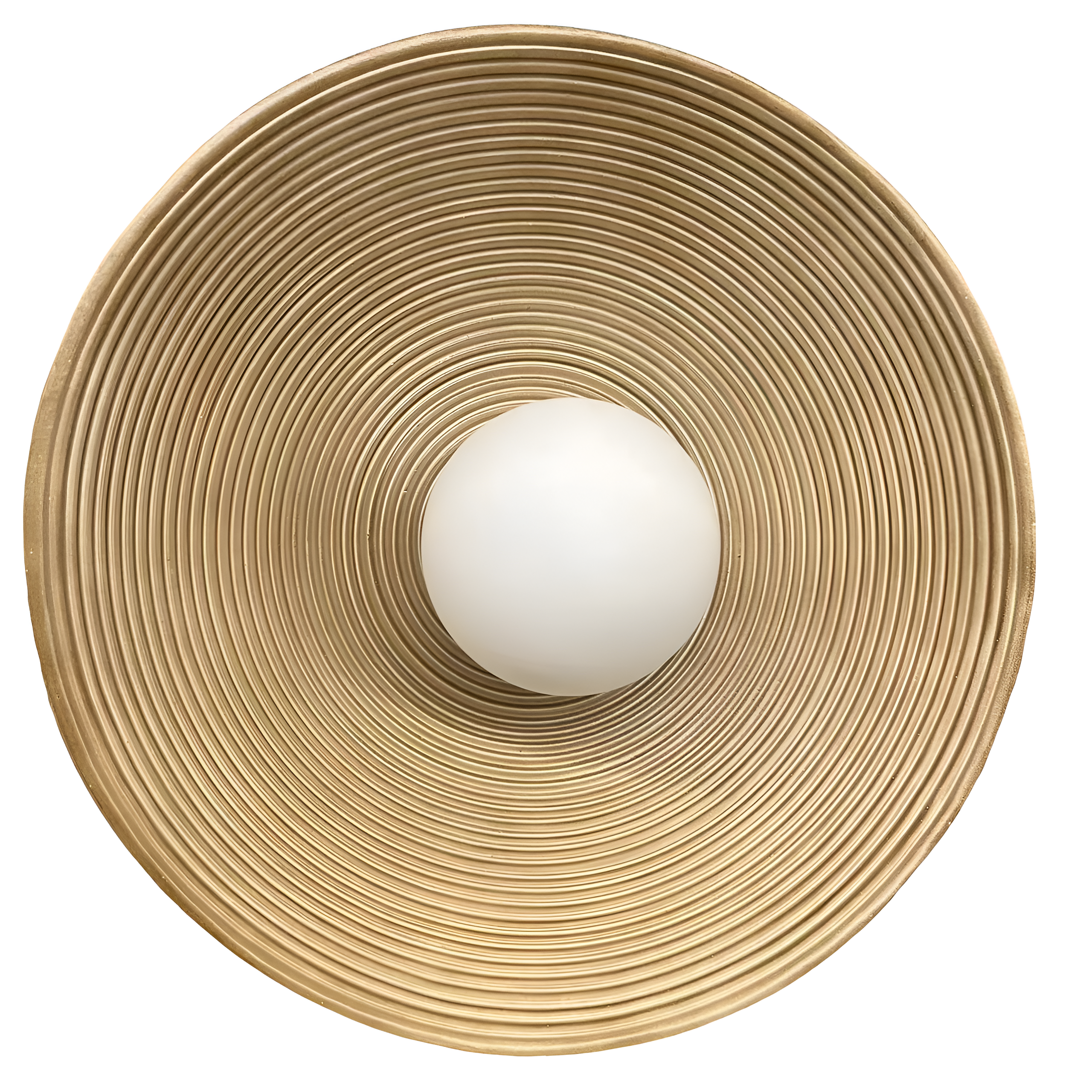 Retro Resin Round Wall Sconce with LED