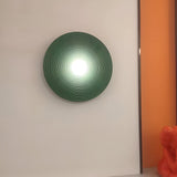 Retro Resin Round Wall Sconce with LED