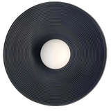Retro Resin Round Wall Sconce with LED