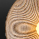Retro Resin Round Wall Sconce with LED