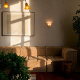 Retro Stained Glass Art Deco LED Wall Lamp