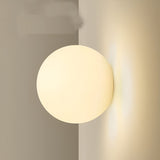 Round Glass LED Wall Light