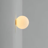 Round Glass LED Wall Light
