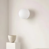 Round Glass LED Wall Light
