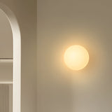 Round Glass LED Wall Light