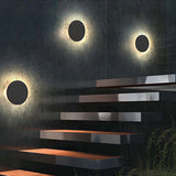Round LED Outdoor Wall Light