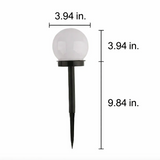 Round Solar Light with Dusk Sensor LED