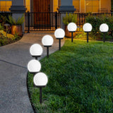 Round Solar Light with Dusk Sensor LED