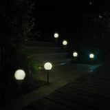 Round Solar Light with Dusk Sensor LED