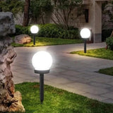 Round Solar Light with Dusk Sensor LED