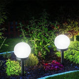 Round Solar Light with Dusk Sensor LED