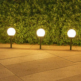 Round Solar Light with Dusk Sensor LED