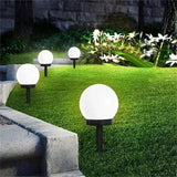 Round Solar Light with Dusk Sensor LED