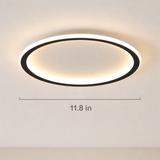 Scandinavian Round LED Ceiling Light Slim