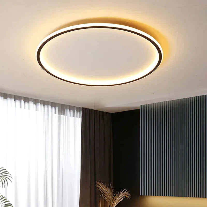 Scandinavian Round LED Ceiling Light Slim