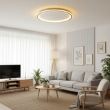 Scandinavian Round LED Ceiling Light Slim