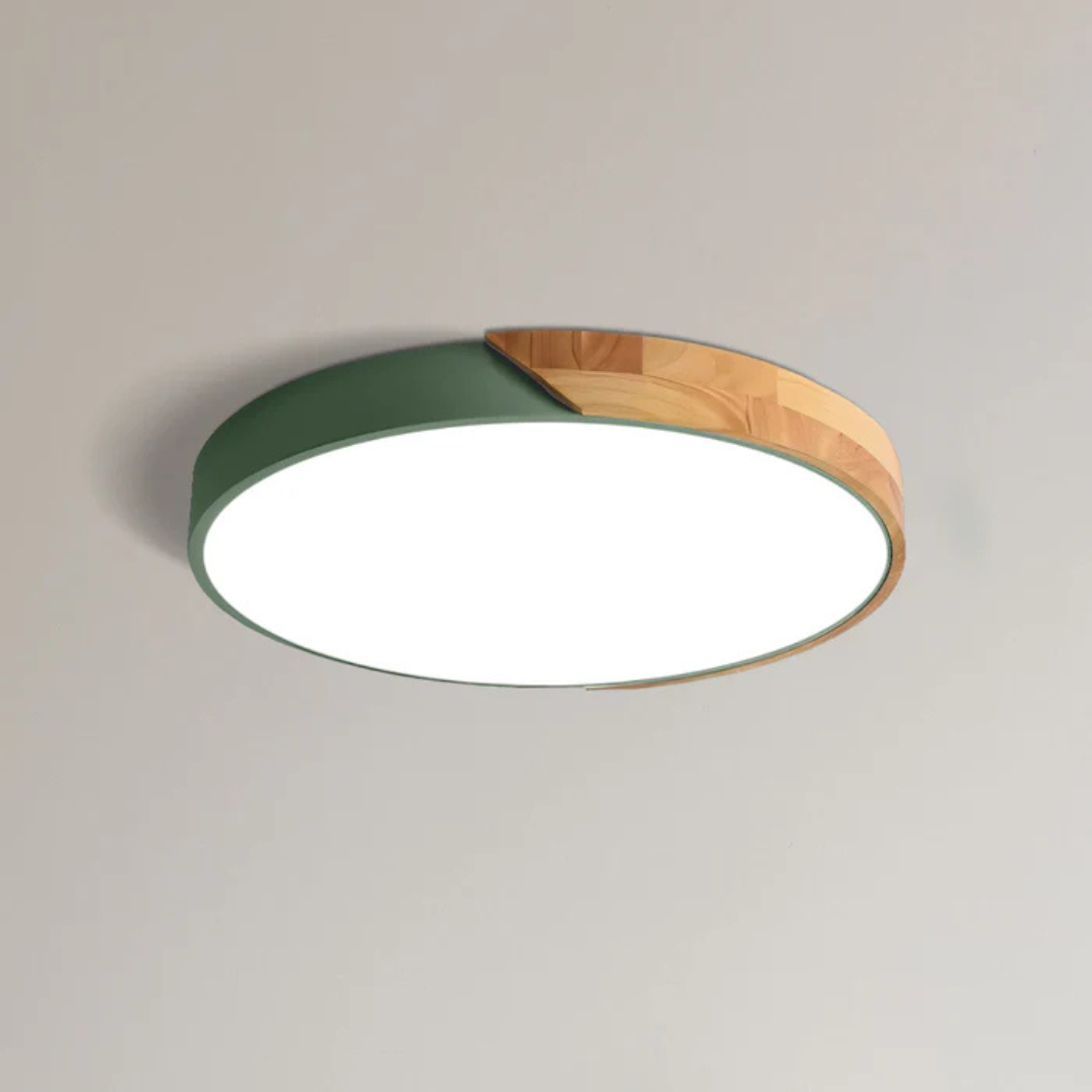 Scandinavian Wood LED Ceiling Light