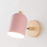 Scandinavian Wood LED Wall Sconce Light