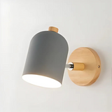 Scandinavian Wood LED Wall Sconce Light