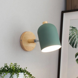 Scandinavian Wood LED Wall Sconce Light