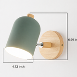 Scandinavian Wood LED Wall Sconce Light