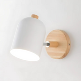 Scandinavian Wood LED Wall Sconce Light