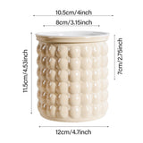 Self-Watering Textured Round Planter Pot
