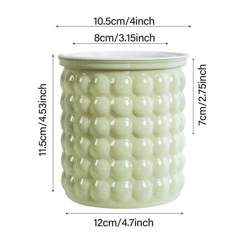 Self-Watering Textured Round Planter Pot