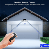 Solar 3 Head LED Security Light with Remote