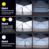 Solar 3 Head LED Security Light with Remote