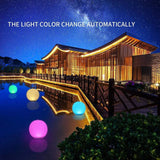 Solar Color Changing LED Globe Light
