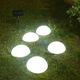Solar Dome LED Landscape Stake Lights Set