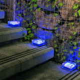 Solar Glass Ice Brick Light Waterproof