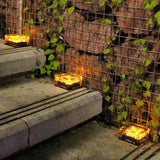 Solar Glass Ice Brick Light Waterproof