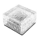 Solar Glass Ice Brick Light Waterproof