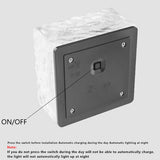 Solar Glass Ice Brick Light Waterproof